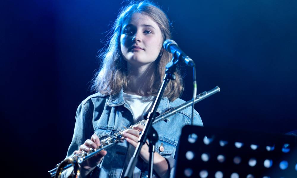 Floejtenist fra Klejtrup Musikefterskole